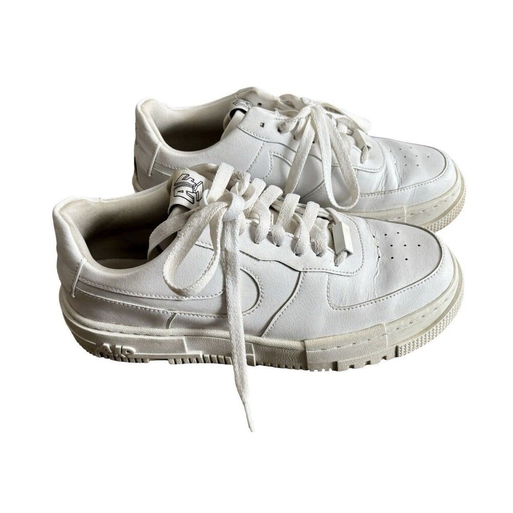 Nike Air Force 1 '07 Next Nature Triple White Tennis Shoes Sneakers Women’s 8.5